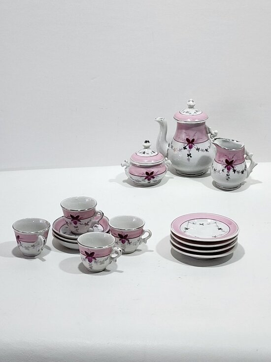 Other - ANTIQUE 19th Century China Childs French Dejeuner Style Lunch Tea Set c1890 RARE